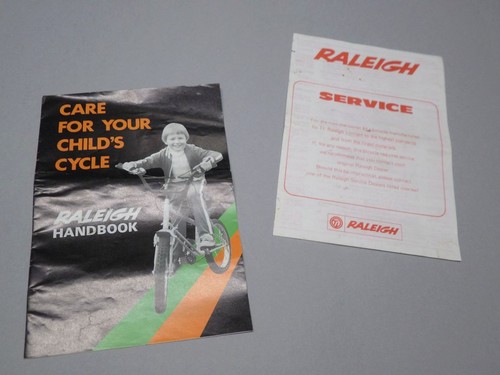 Vintage raleigh handbook - handbook, and