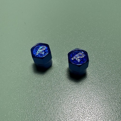Pair blue aluminium raleigh - aluminium,