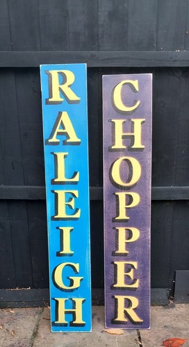 Rustic painted raleigh - painted, sign
